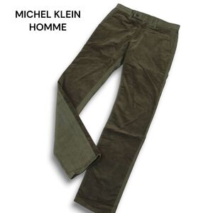 MICHEL KLEIN HOMME ミッシェルクラン オム 秋冬★ プレビア ベッチン スリム パンツ Sz.48 メンズ　A4B05626_B#Q