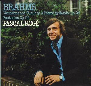 LP Pascal Roge Brahms Variations And Fugue On A Theme By Handel, Op.24 / Fantasias, Op.116 SLA6422 LONDON /00260