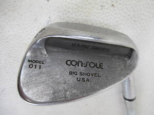 ★CON-SOLE BIG SHOVEL MODEL 011 ウェッジ Sw 純正スチールシャフト B193★レア★激安★中古★