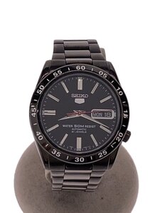 SEIKO◆自動巻腕時計/アナログ/ステンレス/BLK/BLK/7S26-02T0