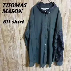 【525】THOMAS MASON トーマスメイソン　切り替えBDシャツ