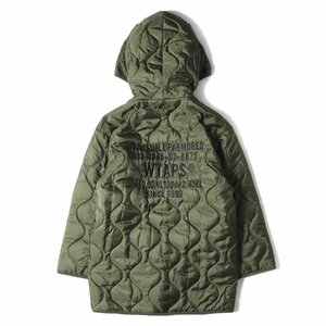 美品 WTAPS ダブルタップス ジャケット サイズ:M 20AW リバーシブル キルティングジャケット シス コート SIS オリーブドラブ アウター