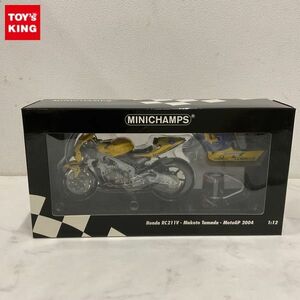 1円〜 破損 欠品 ミニチャンプス 1/12 ホンダ RC211V Camel Pramac Honda Pons 玉田 誠 モトGP 2004