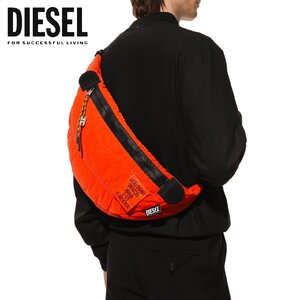 正規品/新品/未使用■タグ付き/定価33,000円■DIESEL ディーゼル ベルトバッグ パッデッドナイロン ボディバッグ ロゴタグ タイベック 13