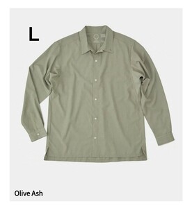 山と道 Bamboo Shirt Olive Ash L 新品　 UL 長袖シャツ