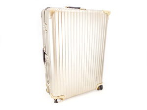 1円スタート 【RIMOWA リモワ】 トパーズ マルチホイール 4輪 スーツケース キャリー アルミニウム シルバー 73L