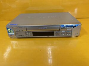 【通電のみ確認】Panasonic パナソニック S-VHSビデオデッキ NV-HS10