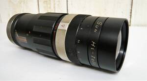 レトロ 当時物 RETRO LENS SUN サンレンズ カメラレンズ 一眼レフ用 単焦点レンズ 望遠 SUN HI-TELE F4 / 200mm フード付 