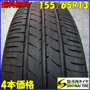 夏4本SET 会社宛 送料無料 155/65R13 73S トーヨー ナノエナジー 3 2021年製 ライフ オッティ モコ ルークス AZ-ワゴンeKワゴン M NO,E2969