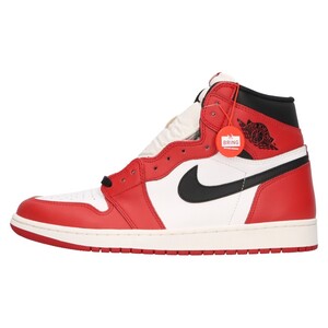 NIKE ナイキ AIR JORDAN 1 RETRO HIGH OG CHICAGO 2015年製 エアジョーダン1シカゴ ハイカットスニーカー US12/30cm 55088-101