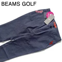 BEAMS GOLF ビームスゴルフ　サブリナパンツ ロゴ刺繍　レディース　S