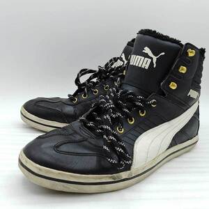 【中古】プーマ TATAU SNEAKER BOOT スニーカー ブーツ 28cm ブラック 356759-03 メンズ PUMA