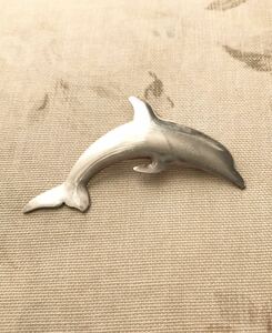アンティーク ヴィンテージ イルカ 海豚 ドルフィン DOLPHIN スターリング シルバー silver 銀製 ペンダント ネックレス トップ ブローチ