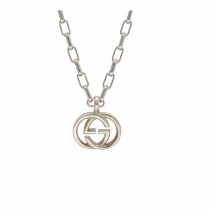 【中古】 GUCCI グッチ インターロッキング G ネックレス 295710 SV925 シルバー ペンダント 23040308DS