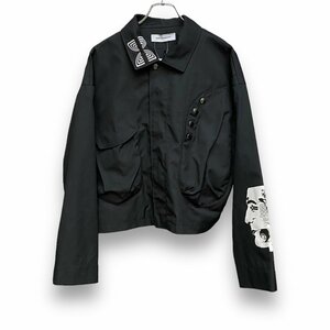 KIKO KOSTADINOV × YAMANTAKA EYE EEEDOMS BOMBER JACKET サイズ48 ブラック キココスタディノフ ボンバージャケット