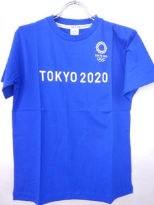 TOKYO2020オリンピック 公式Tシャツ　青色【新品】　Sサイズ