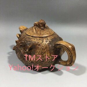 紫砂壺 手作り 陶器 煎茶道具 茶壺 茶壷 急須 常滑焼 茶器 茶道具 陶磁 工芸品陶芸 磁器 置物 秘蔵逸品 收藏品 時代物 容量：350ML