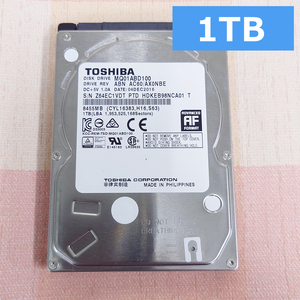 正常品 TOSHIBA 1TB(1000GB) 2.5インチ HDD