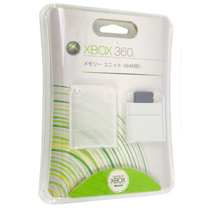 【新品(開封のみ・箱きず・やぶれ)】 Microsoft Xbox 360 メモリー ユニット B4C-00003 64MB [管理:1300011734]