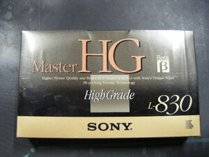 SONY L-830MHGB MasterHG HighGrade ベータテープ βテープ 新品未開封品