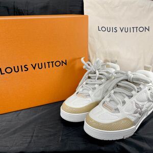 【未使用】LOUIS VUITTON ルイヴィトン レディース スケート ライン スニーカー 2024年製 ベージュ 表記サイズ 40 靴 メンズ LV