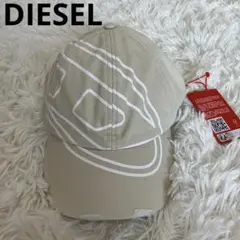 新品未使用　DIESEL メンズ ビックオーバルディーロゴ ダメージ キャップ