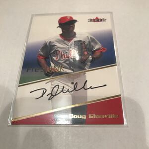 Doug Glanville 2000 Fleer Fresh INK auto