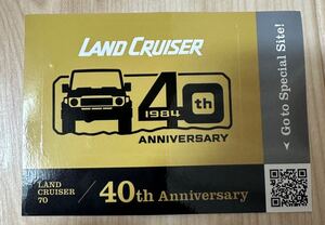 非売品　最終　1枚限りランドクルーザー　40周年記念ステッカー　LANDCRUISER 40 70 80 100 200 300 ランクルプラド150 