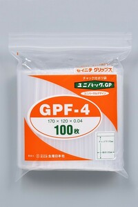 ユニパックGP F-4（1ケース/4000枚） 送料無料 生産日本社