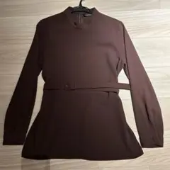 ZARA Women ウエストドローストリングシャツ