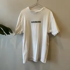 VETEMENTS Tシャツ 白 S ヴェトモン バレンシアガ シュプリーム