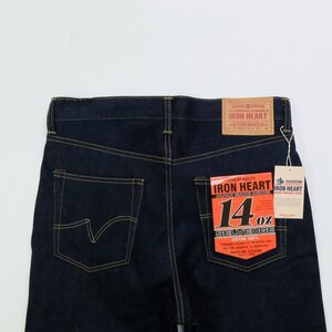 美品 IRON HEART（アイアンハート）14oz ブーツカットデニム 36サイズ　