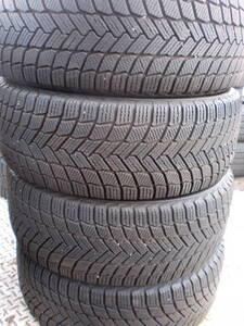 225/55R18　MICHELIN　X-ICE　SNOW　2021年深溝中古スタッドレスタイヤ　4本