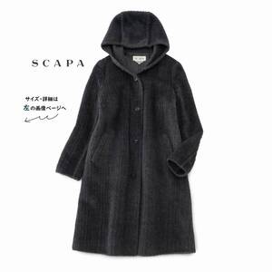 美品★素敵938★SCAPAスキャパ11万★38size/9号★コートY024