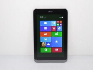 ジャンク品★Acer ICONIA W4-820/FH★8インチWin8.1搭載 タブレットPC 2GB/64GB/Office無し