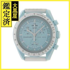 SWATCH スウォッチ ムーンスウォッチ MISSION TO URANUS S033L100 ブルー文字盤 クォーツ【472】SJ