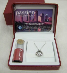 【未使用保管品】★Passion SV925 キュービックジルコニア ペンダントネックレス ★オリジナルケース★CROSSFOR CO.LTD