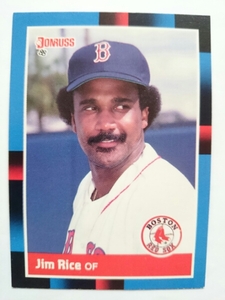 ★JIM RICE DONRUSS 1988 MLB #399 ジム ライス BOSTON RED SOX ボストン レッドソックス HOF