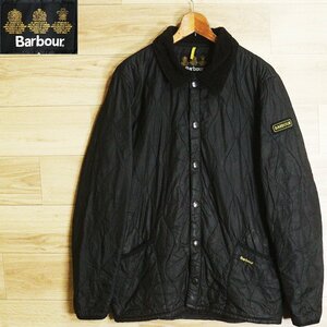 M11J/O8.30-1　イギリス古着　Barbour　バブアー　LIDDESDALE TRACK QUILT　リッズデイル　キルティングジャケット　中綿　S　ブラック