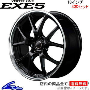 MID ヴァーテックワン エグゼ5 4本セット ホイール MPV【18×7J 5-114 INSET48】LY3P VERTEC ONE EXE5 アルミホイール 4枚 1台分