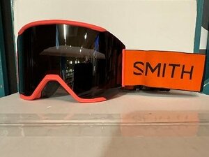 新品未使用 23-24 SMITH SQUAD MAG POPPY / CP SUN BLACK / CP STORM BLUE SENSOR MIRROR ゴーグル