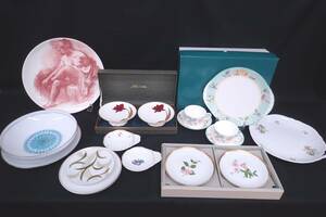 ブランド食器 大量まとめ Noritake ノリタケ Narumi ナルミ MINTON ミントン CLASSIC ROSE 他 プレート カップ＆ソオーサー 大皿 等 Z07109