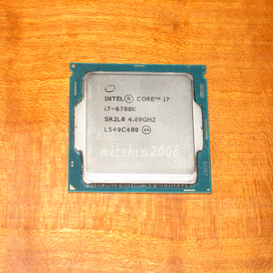 Intel Core i7 6700K 4.0GHz(TB:最大4.2GHz) LGA1151 Skylake 動作確認済 クリックポストなら送料185円 [No.1007]