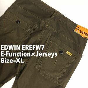 ★☆ Size-XL☆★EDWIN EREFW7 渋色★☆E-Function×EDWIN Jerseys☆★