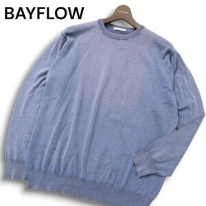 23AW★ BAYFLOW ベイフロー 通年 クルーネック ニット セーター Sz.3 メンズ　C4T09749_A#L