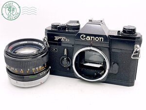 BA0604143　■ Canon キヤノン FTb 一眼レフフィルムカメラ ブラック CANON LENS FD 50㎜ 1:1.4 S.S.C. カメラ 中古