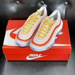 【新品未使用】Nike Air Max 97 Football Grey Light Thistle cw5588-001 ナイキ エアマックス フットボールグレイ　オレンジ　イエロー