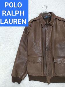 ポロラルフローレン　レザージャケット　ポニー　カーコート　A-2 ボンバー　RLX POLO RALPH LAUREN SPORT