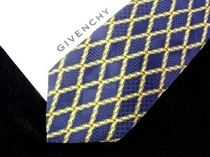 ♪今週の特売980円～♪2875♪良品【GIVENCHY】ジバンシィ【格子 柄】ネクタイ♪