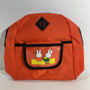 未使用 ミッフィー dick bruma school bag collection リュックサック s MIFFY カバン オレンジ